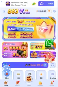 Download Latest 883V Game APK File & Earn Free Sign-up Bonus 3
