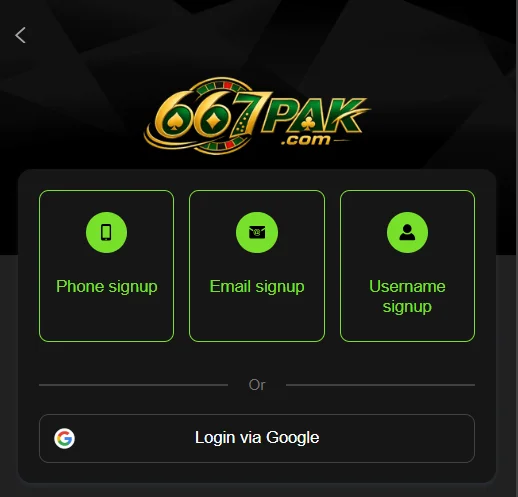 667pak game sign-up options