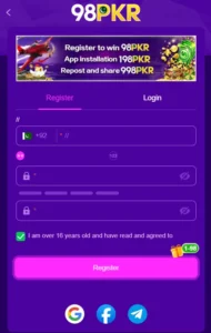 98PKR Game Download (New Earning & Bonus Game in Pakistan) Android 7