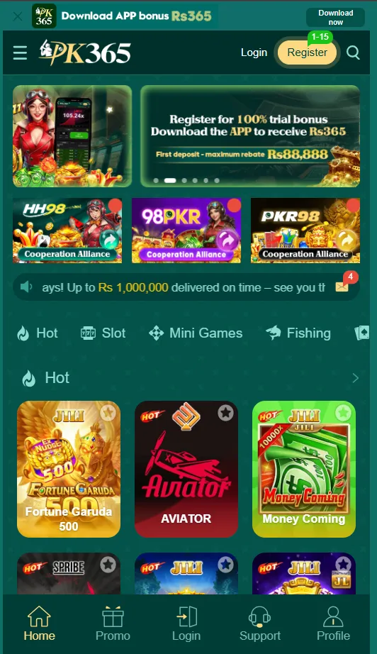 pk365 game
