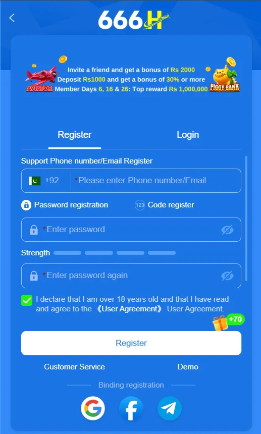 666h game register