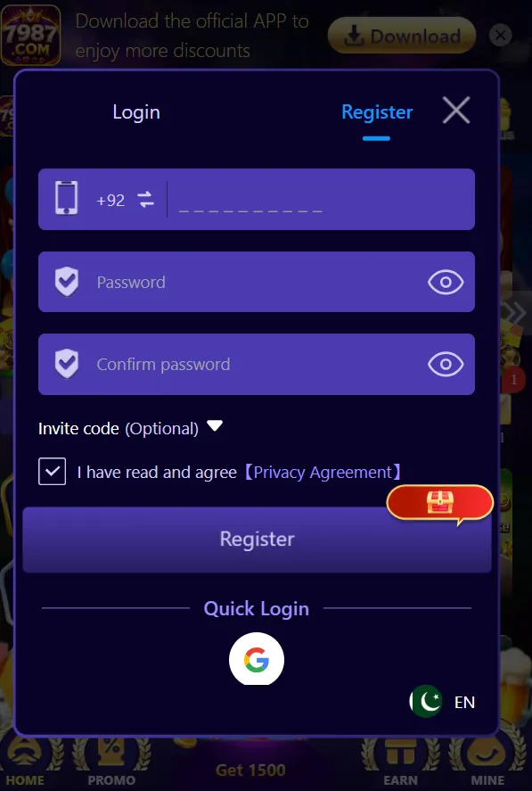 7987 game register