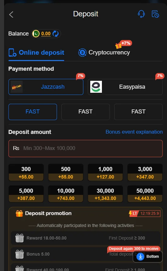 98s game deposit
