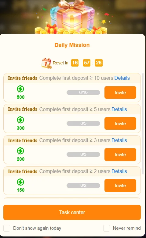 m999 game daily missions