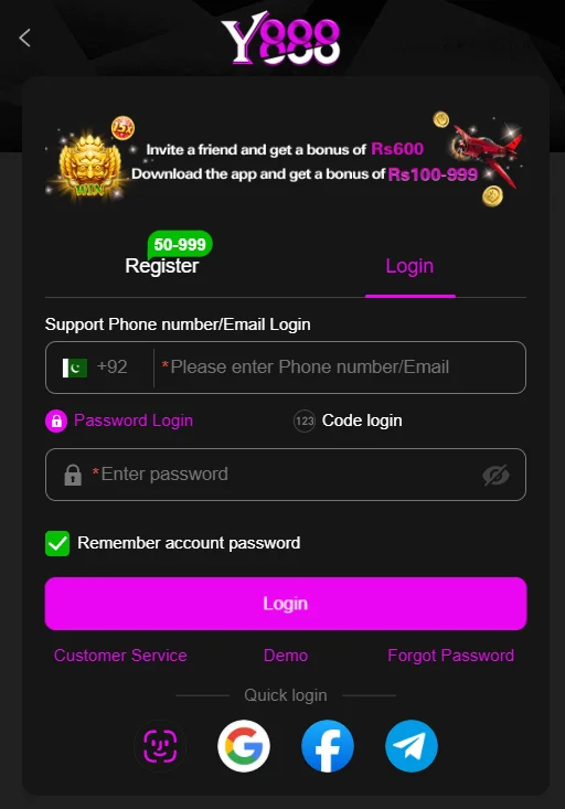 y888 game login
